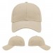 USA-made 6L Putty Ripstop baseball cap, virtual view, manufactured in Newark NJ