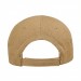 USA-made 6L Coyote Ripstop baseball cap, back view, manufactured in Newark NJ