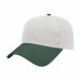 White Lowstyle Structured-Hunter Green Button, Visor