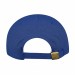 USA-made 6S Royal Blue Ripstop baseball cap, back view, manufactured in Newark NJ