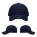 USA-made 6U Navy Ripstop baseball cap, virtual view, manufactured in Newark NJ