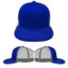 Royal Blue-Light Gray Meshback Snapback Lowstyle VIRTUAL Image