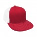 Red-White Meshback Velcro Dad Cap 3Q Image