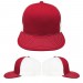 Red-White Meshback Velcro Dad Cap VIRTUAL Image