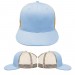 Light Blue-Khaki Meshback Snapback Lowstyle VIRTUAL Image