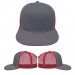 Heather Grey-White Meshback Velcro Dad Cap VIRTUAL Image