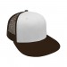 White-Black Meshback Snapback Lowstyle 3Q Image