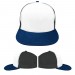 White-Navy Meshback Velcro Prostyle VIRTUAL Image