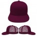 Burgundy Meshback Snapback Lowstyle VIRTUAL Image