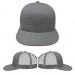 Light Gray Meshback Snapback Dad Cap VIRTUAL Image
