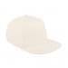White Flat Brim High Crown
