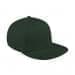 Hunter Green Flat Brim High Crown