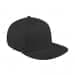 Dark Gray Flat Brim High Crown