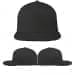 USA Made Dark Gray Flat Brim High Crown Cap