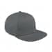 Light Gray Flat Brim High Crown