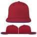 USA Made Red-Royal Blue Flat Brim High Crown Cap