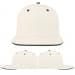 USA Made White-Hunter Green Flat Brim High Crown Cap