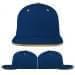 USA Made Navy-Athletic Gold Flat Brim High Crown Cap