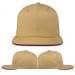 Khaki-Burgundy Ripstop Leather Flat Brim, Virtual Image