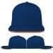 Navy-Orange Brushed Self Strap Flat Brim, Virtual Image