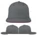 Light Gray-Burgundy Pro Knit Leather Flat Brim, Virtual Image