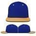 USA Made Royal Blue-Athletic Gold Flat Brim High Crown Cap