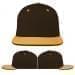 USA Made Black-Athletic Gold Flat Brim High Crown Cap