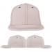 USA Made Putty-Hunter Green Flat Brim High Crown Cap