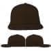 USA Made Black-Royal Blue Flat Brim High Crown Cap