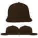 USA Made Black-Orange Flat Brim High Crown Cap