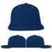 USA Made Navy-Red Flat Brim High Crown Cap