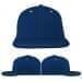 USA Made Navy-Athletic Gold Flat Brim High Crown Cap