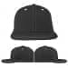 USA Made Dark Gray-White Flat Brim High Crown Cap
