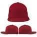 USA Made Red Flat Brim High Crown Cap