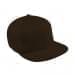 Black Flat Brim High Crown
