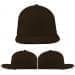 USA Made Black Flat Brim High Crown Cap