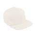 White Flat Brim High Crown