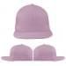 USA Made Pink Flat Brim High Crown Cap