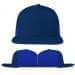 USA Made Navy-Royal Blue Flat Brim High Crown Cap