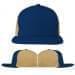 USA Made Navy-Khaki Flat Brim High Crown Cap