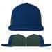 USA Made Navy-Hunter Green Flat Brim High Crown Cap