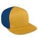 Athletic Gold Flat Brim High Crown-Navy Back Half