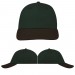 Hunter Green-Black Domestic Snapback Lowstyle VIRTUAL Image