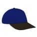 Royal Blue Lowstyle Structured-Black Visor, Eyelets