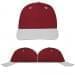 USA Made Red-White Lowstyle Structured Cap