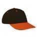 Black Lowstyle Structured-Orange Visor, Eyelets