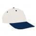 White Lowstyle Structured-Navy Visor, Eyelets