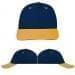 USA Made Navy-Athletic Gold Lowstyle Structured Cap