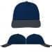 USA Made Navy-Dark Gray Lowstyle Structured Cap