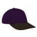 Purple Lowstyle Structured-Black Visor, Eyelets